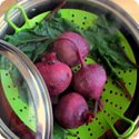 How to steam <br>beets and greens